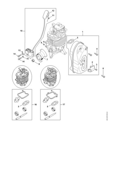 Picture of Muffler, Ignition system BR 700