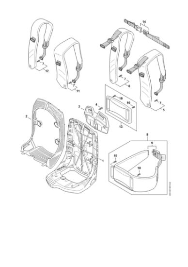Picture of Backplate BR 800 C-E