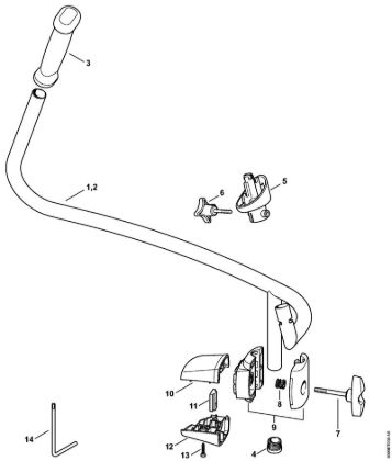 Bike handle Blowers (BG, BR) BR 800 C-E Stihl