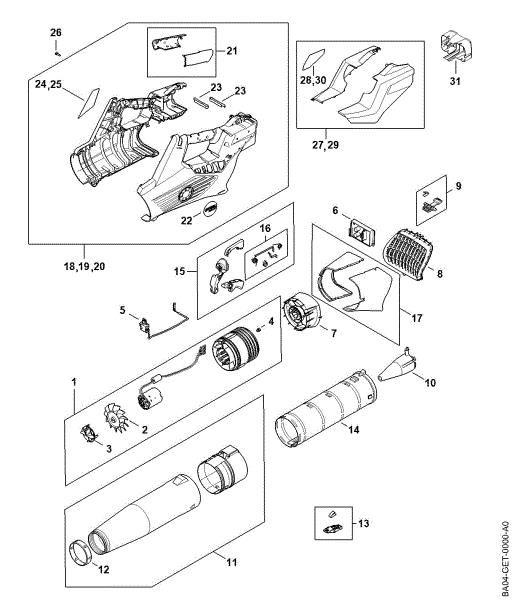 Picture of Spare parts BGA 60