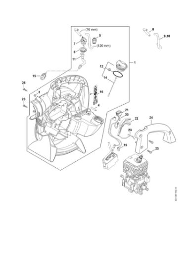 Picture of Fan housing inside SH 56 SH 56 C-E