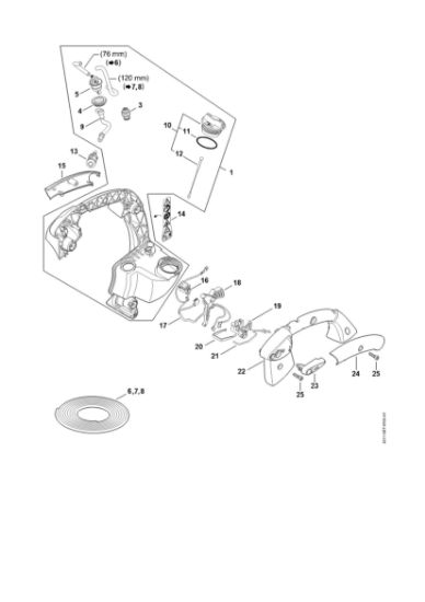 Picture of Handle frame SH 86 SH 86 C-E D