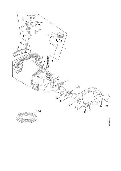 Picture of Handle frame SH 86 SH 86-D
