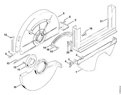 Extras Cut-off machines (TS) TS 08 S Stihl