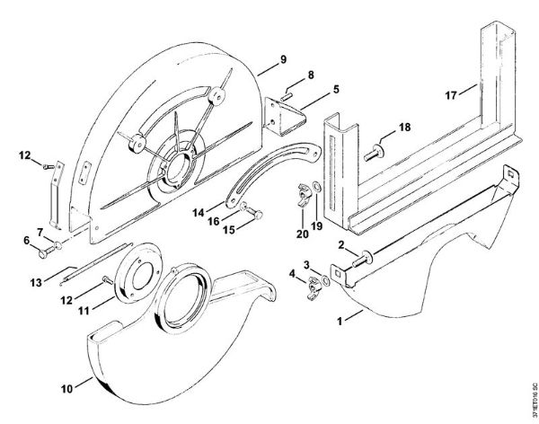 Extras Cut-off machines (TS) TS 08 S Stihl