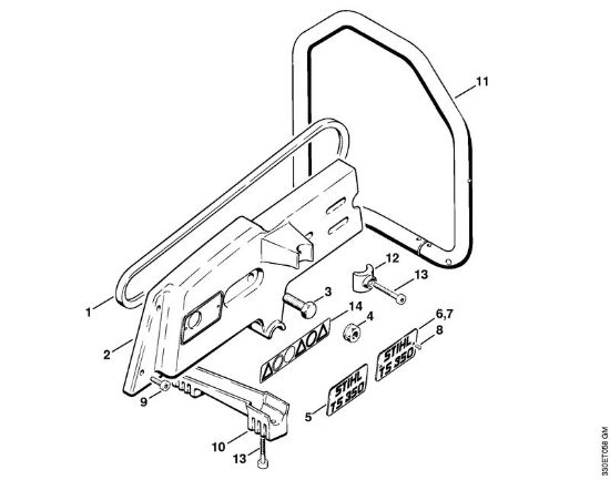 Connector Cut-off machines (TS) TS 350 Stihl