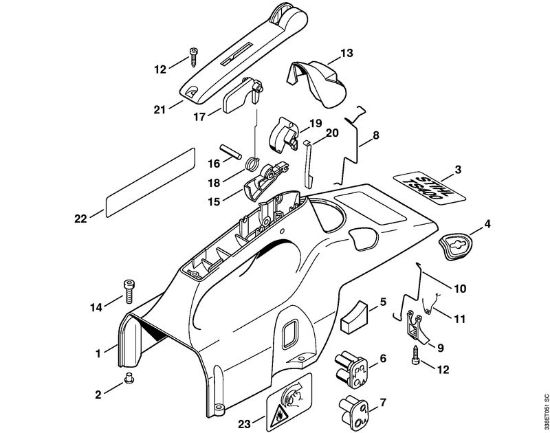 Shroud Cut-off machines (TS) TS 400 Stihl