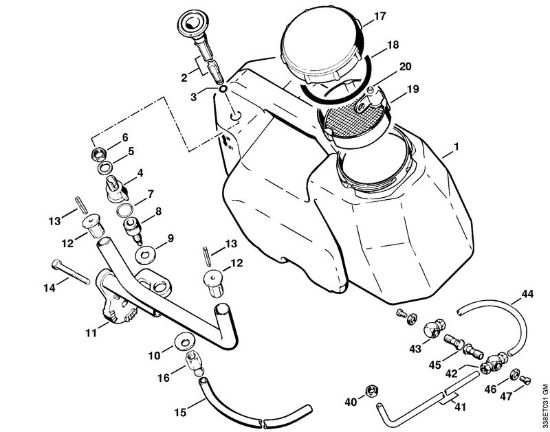 Water tank Cut-off machines (TS) TS 400 Stihl