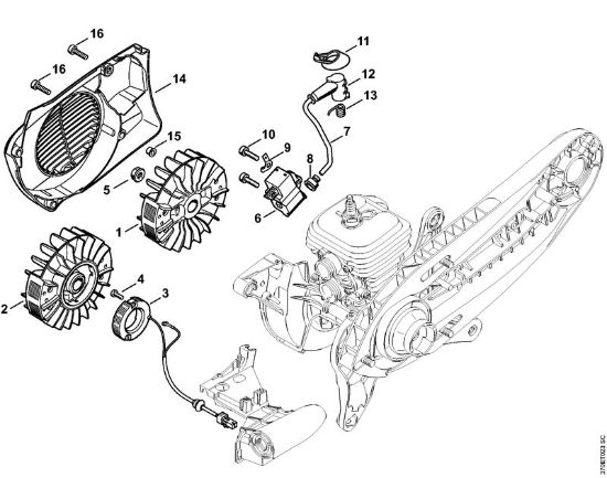 Ignition system Cut-off machines (TS) TS 410-A Stihl