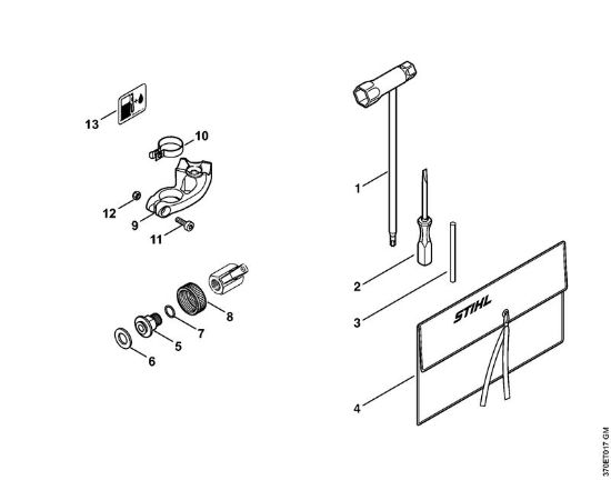 Tools, Extras Cut-off machines (TS) TS 410-A Stihl
