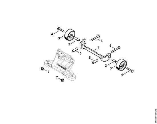 Wheel kit Cut-off machines (TS) TS 410-A Stihl