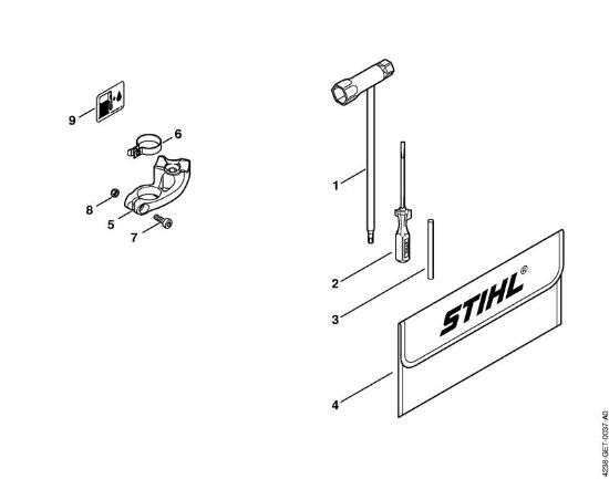 Tools, Extras Cut-off machines (TS) TS 440-A Stihl