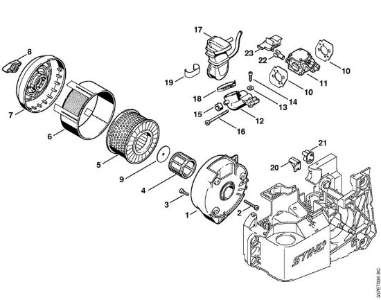 Air filter Cut-off machines (TS) TS 460 Stihl