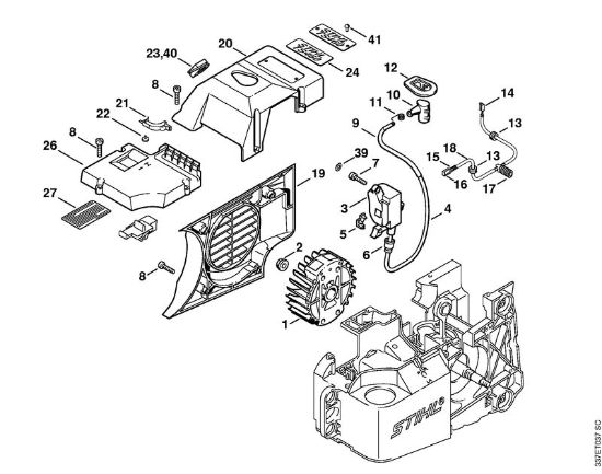 Ignition system Cut-off machines (TS) TS 460 Stihl
