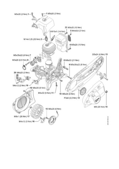 Picture of Tightening torques TS 500i-A