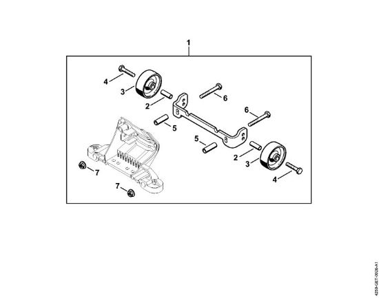 Wheel kit Cut-off machines (TS) TS 500i-A Stihl