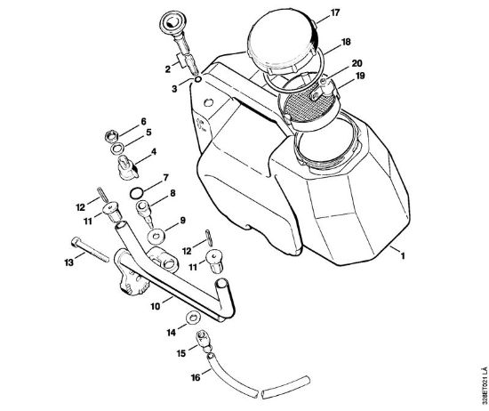 Water tank Cut-off machines (TS) TS 510 Stihl