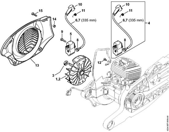 Ignition system Cut-off machines (TS) TS 700-Z Stihl