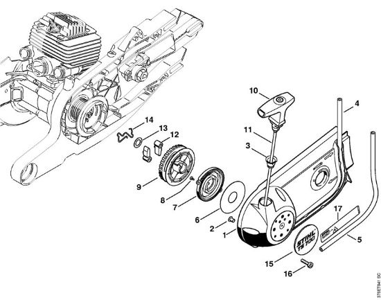 Rewind starter Cut-off machines (TS) TS 700-Z Stihl