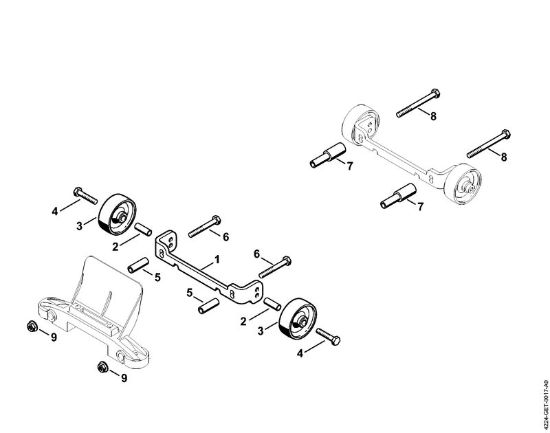 Wheel kit Cut-off machines (TS) TS 700-Z Stihl