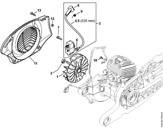 Ignition system Cut-off machines (TS) TS 800-Z Stihl