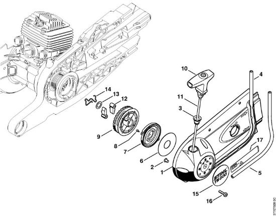 Rewind starter Cut-off machines (TS) TS 800-Z Stihl