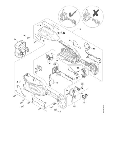 Picture of Handle housing, Cover    443381483 HLA 66