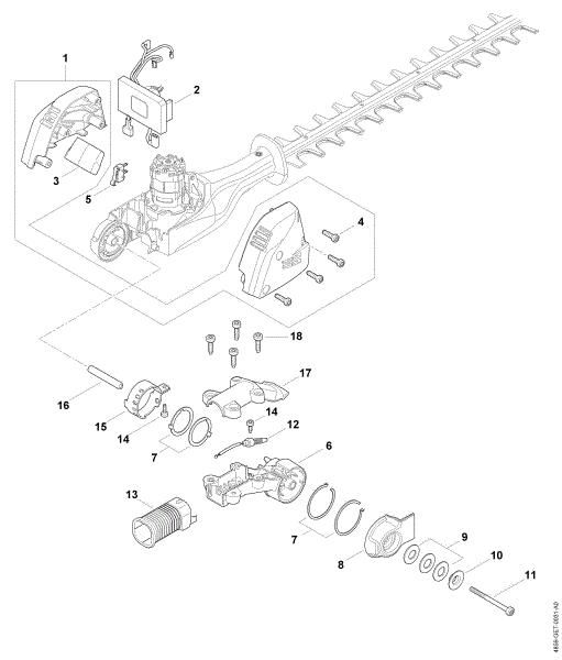 Picture of Motor Housing, Electronic Module HLA 86