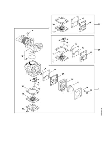 Picture of Carburetor 4149/02  from Serial number 517128941 HL 92 C-E