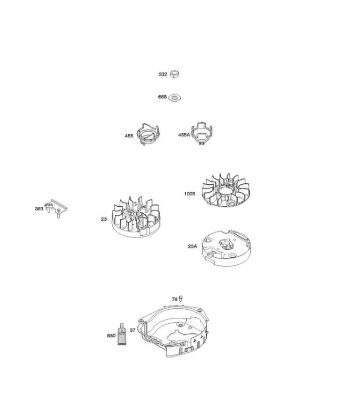 G - Flywheel B&S - 08 €¦ 08P502-0013-H1 Stihl