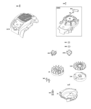 G - Flywheel B&S - 09 €¦ 093J02-0036-H1 Stihl