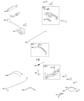 B - Armature, Controls, Electrical System, Governor Spring, Ignition, Spark Plug B&S - 09 €¦ 093J02-0062-H1 Stihl