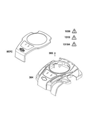 B - BLOWER HOUSING GROUP B&S - 09 €¦ 093J02-0079-H5 Stihl