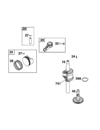 F - CRANKSHAFT GROUP B&S - 09 €¦ 093J02-0079-H5 Stihl