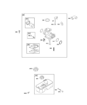 E - Carburetor, Fuel Supply B&S - 09 €¦ 09D902-2236-B1 Stihl