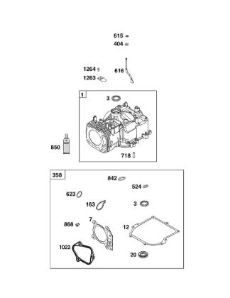 G - CYLINDER GROUP B&S - 09 €¦ 09P702-0229-H1 Stihl