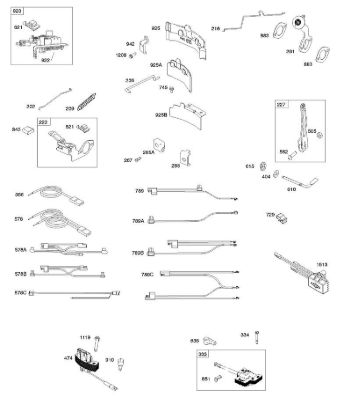 B - Alternator, Brake, Controls, Governor Spring, Ignition B&S - 10 €¦ 100602-0161-H8 Stihl
