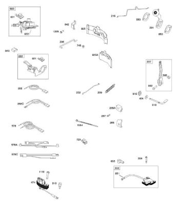 B - Alternator, Brake, Controls, Governor Spring, Ignition B&S - 10 €¦ 100802-0126-H8 Stihl