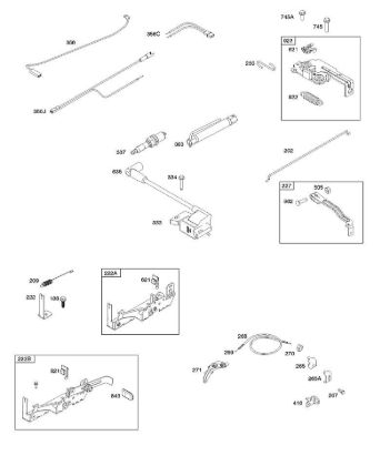 B - Armature, Controls, Electrical System, Governor Spring, Spark Plug B&S - 10 €¦ 103M02-0061-H1 Stihl