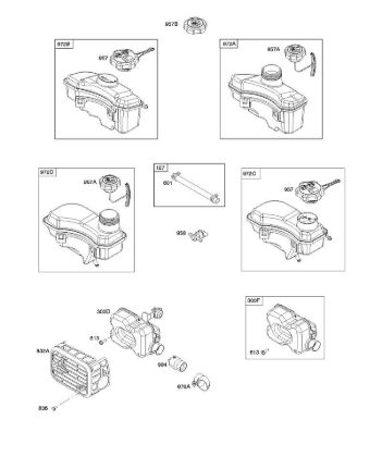 G - Exhaust System, Fuel Supply B&S - 10 €¦ 103M02-0061-H1 Stihl