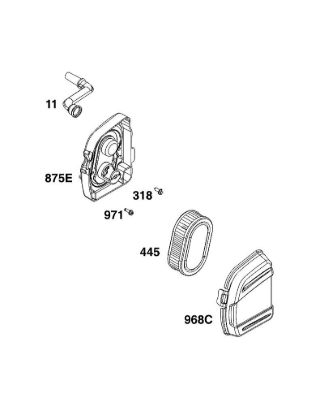 A - AIR CLEANER GROUP B&S - 10 €¦ 103M02-0099-H5 Stihl