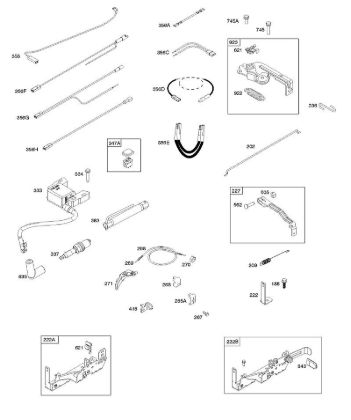 B - Armature, Controls, Electrical System, Governor Spring, Spark Plug B&S - 10 €¦ 104M0B-0123-H1 Stihl
