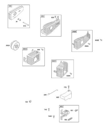C - Brake, Exhaust System B&S - 10 €¦ 10D902-0168-B1 Stihl
