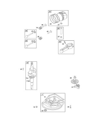 C - Camshaft, Crankcase Cover/Sump, Crankshaft, Piston/Rings/Connecting Rod B&S - 10 €¦ 10F902-0110-B1 Stihl