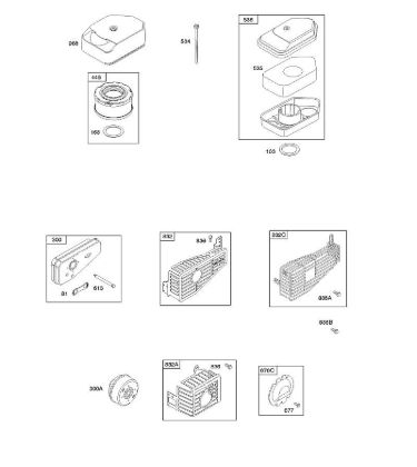 A - Air Cleaner, Exhaust System B&S - 10 €¦ 10T802-0180-H1 Stihl