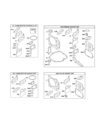 G - Kits/Gasket Sets B&S - 12 €¦ 121602-0327-E1 Stihl