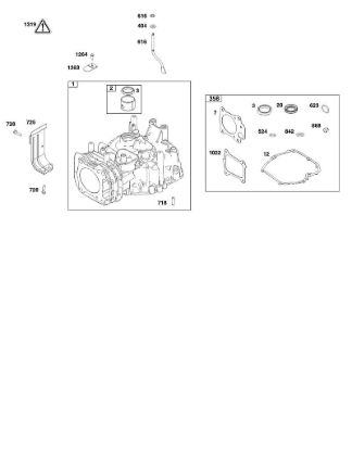 G - CYLINDER GROUP B&S - 12 €¦ 123P02-0067-H1 Stihl
