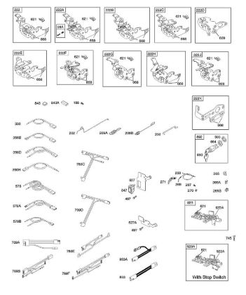 E - Controls, Electrical, Flywheel Brake, Governor Spring B&S - 12 €¦ 126T02-0198-B1 Stihl