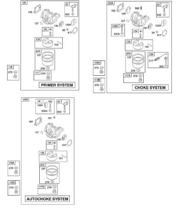 D - Carburetor B&S - 12 €¦ 126T02-6198-H1 Stihl