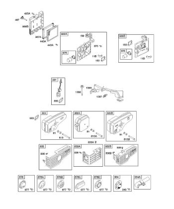 A - Air Cleaner, Exhaust System B&S - 12 €¦ 12F802-1318-81 Stihl